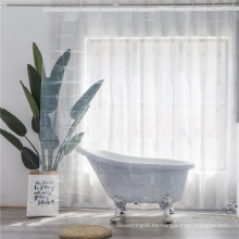 Liner de ducha transparente de PVC para el baño